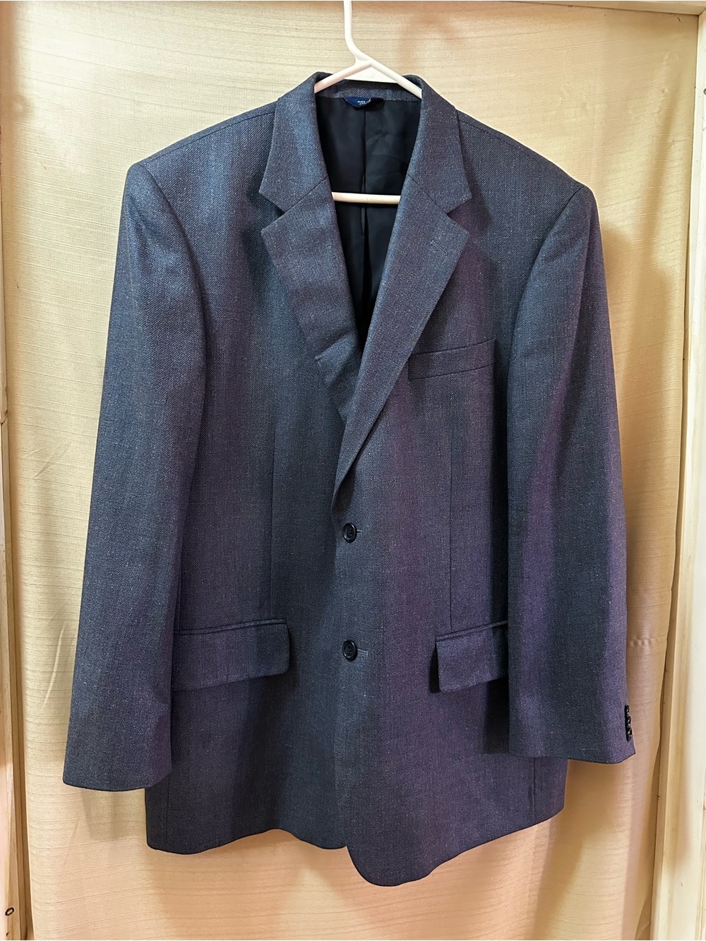Vintage Grant Thomas Lord & Taylor Silk Wool Blazer Sport Coat 42R 90s Y2K